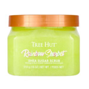 tree hut, rainbow sherbet, esfoliazione, scrub per il corpo, 510 g