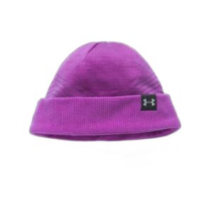 under armour, under armour, berretto in tessuto, viola, taglia unica, per le donne