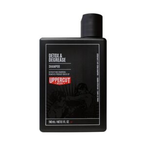uppercut deluxe, detox & decrease, shampoo per capelli, detossificante, 240 ml