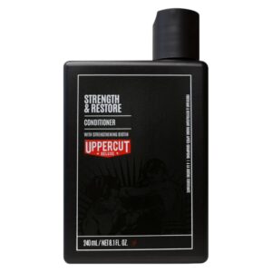 uppercut deluxe, strength and restore, balsamo per capelli, per rafforzare, 240 ml