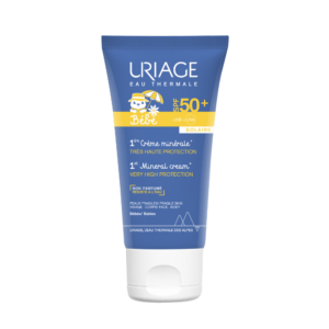 uriage, 1er bebe, protezione solare, crema solare, per viso e corpo, spf 50+, 50 ml
