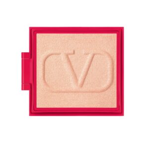 valentino, go clutch, bagliore, cipria compatta, 01, molto leggero, ricarica, 4.2 g