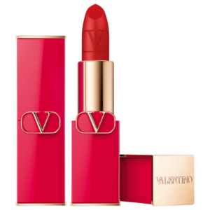 valentino, rosso, opaco, rossetto cremoso, 211a, ricaricabile, 3.5 g