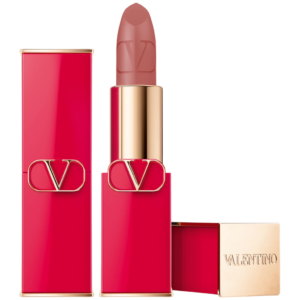 valentino, rosso, opaco, rossetto cremoso, 123r, ricaricabile, 3.5 g
