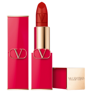 valentino, rosso, opaco, rossetto cremoso, 219a, ricaricabile, 3.5 g