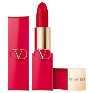 valentino, rosso, opaco, rossetto cremoso, 22a, ricaricabile, 3.5 g
