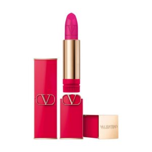 valentino, rosso, opaco, rossetto cremoso, 302r, ricaricabile, 3.5 g