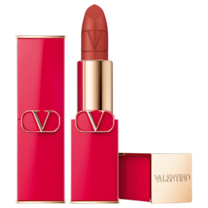 valentino, rosso, opaco, rossetto cremoso, 409a, ricaricabile, 3.5 g