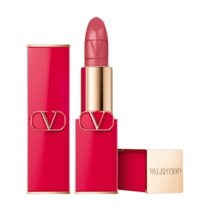 valentino, rosso, finitura satinata, rossetto cremoso, 104r, ricaricabile, 3.5 g