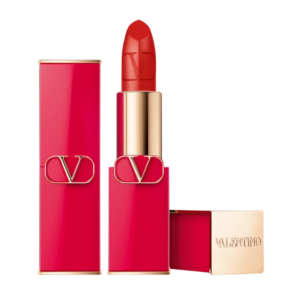 valentino, rosso, finitura satinata, rossetto cremoso, 209a, ricaricabile, 3.5 g