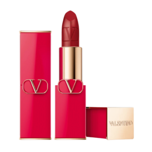 valentino, rosso, finitura satinata, rossetto cremoso, 213r, ricaricabile, 3.5 g