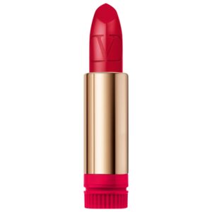 valentino, rosso, finitura satinata, rossetto cremoso, 22r, ricarica, 3.5 g
