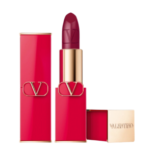 valentino, rosso, finitura satinata, rossetto cremoso, 505r, ricaricabile, 3.5 g