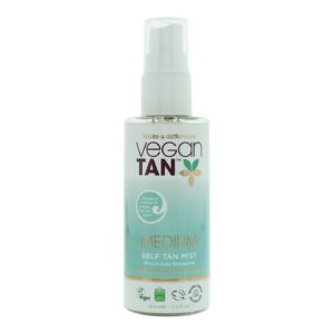 vegan tan, medium, abbronzatura, nebbia autoabbronzante, per viso e collo, 100 ml
