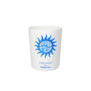 velvetvelo, sound of the sun, candela profumata, 185 g