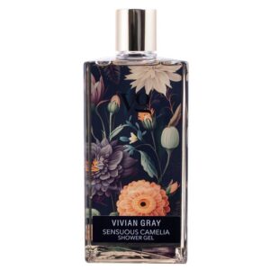 vivian gray, sensuous camelia, pulizia e idratazione, gel doccia, per tutti i tipi di pelle, 350 ml