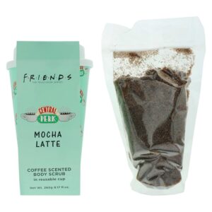 warner bros, friends mocha latte, pulizia, scrub per il corpo, 260 g