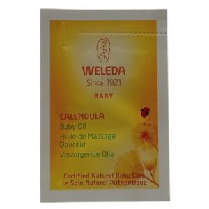 weleda, baby, calendula, idratante & riparatore, calendula, olio per il corpo, giorno, 2 ml *campione