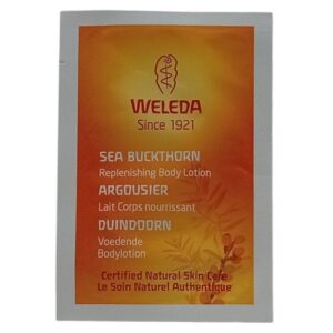 weleda, sea buckthorn, nutriente, latte per il corpo, 4 ml *campione