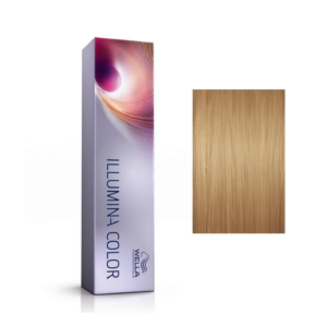 wella professionals, illumina color, tinta per capelli permanente, 9/7 light blonde chestnut, 60 ml