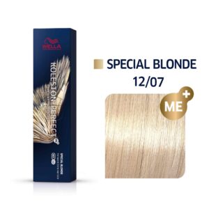 wella professionals, koleston perfect me+, tinta per capelli permanente, 12/07 , 60 ml