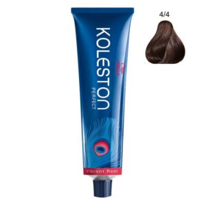 wella professionals, koleston perfect, tinta per capelli permanente, 4/4 medium brown red, 60 ml