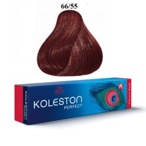 wella professionals, koleston perfect, tinta per capelli permanente, 66/55 intense dark blonde mahon, 60 ml