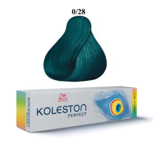 wella professionals, koleston perfect special mix, tinta per capelli permanente, 0/28 matte blue, 60 ml