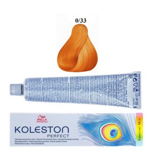 wella professionals, koleston perfect special mix, tinta per capelli permanente, 0/33 intense golden, 60 ml