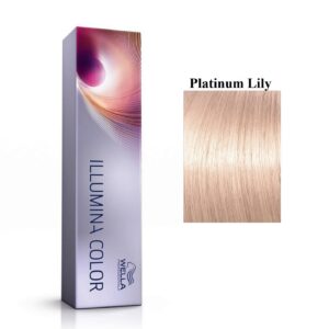 wella professionals, opal essence by illumina color, tinta per capelli permanente, platinum lily, 60 ml