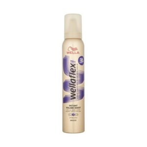 wella, wellaflex instant volume boost, mousse per styling capelli, per il volume, presa forte, 200 ml