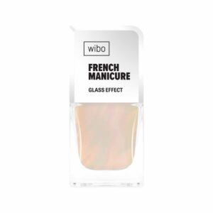 wibo, french manicure, effetto vetro, smalto per unghie, 10, 8.5 ml