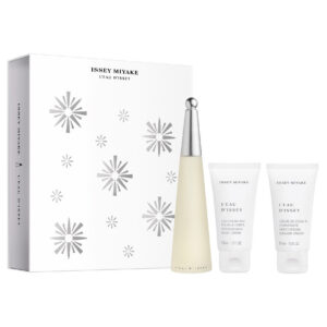 xmas 2023 set issey miyake: l'eau d'issey, eau de toilette, for women, 50 ml + l'eau d'issey, moisturizing, body lotion, 50 ml + l'eau d'issey, hydrating, shower cream, 50 ml