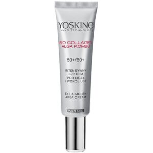 yoskine, bio collagen alga kombu, antirughe, crema per gli occhi, 15 ml