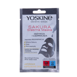 yoskine, geisha sakura, rafforzamento, maschera per il viso, viso, 20 ml
