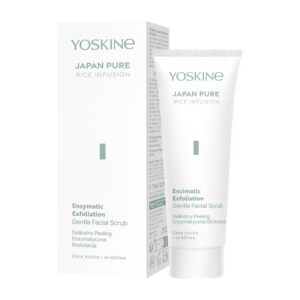 yoskine, japan pure, infusione di riso, scrub esfoliante, 75 ml