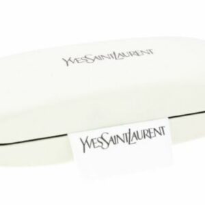 yves saint laurent, yves saint laurent, astuccio per occhiali, bianco