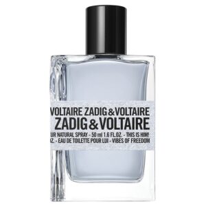 zadig & voltaire, this is him! vibes of freedom, eau de toilette, per uomini, 50 ml